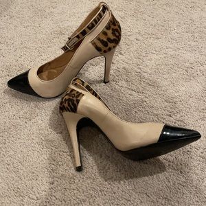 Kelsi dagger leopard nude pump size 6.5